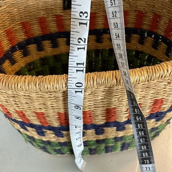 African market bicycle basket multicolored - Picture 10 of 15